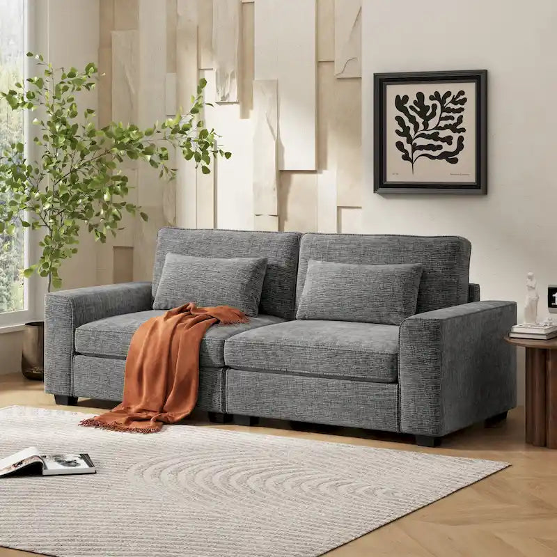 Gepolstertes 3-Sitzer-Loveseat-Sofa