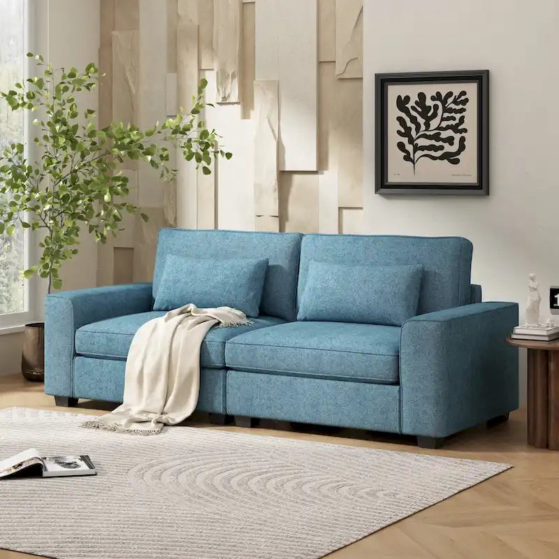 Gepolstertes 3-Sitzer-Loveseat-Sofa