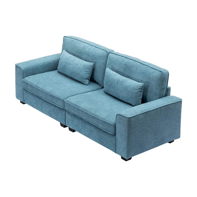 Gepolstertes 3-Sitzer-Loveseat-Sofa