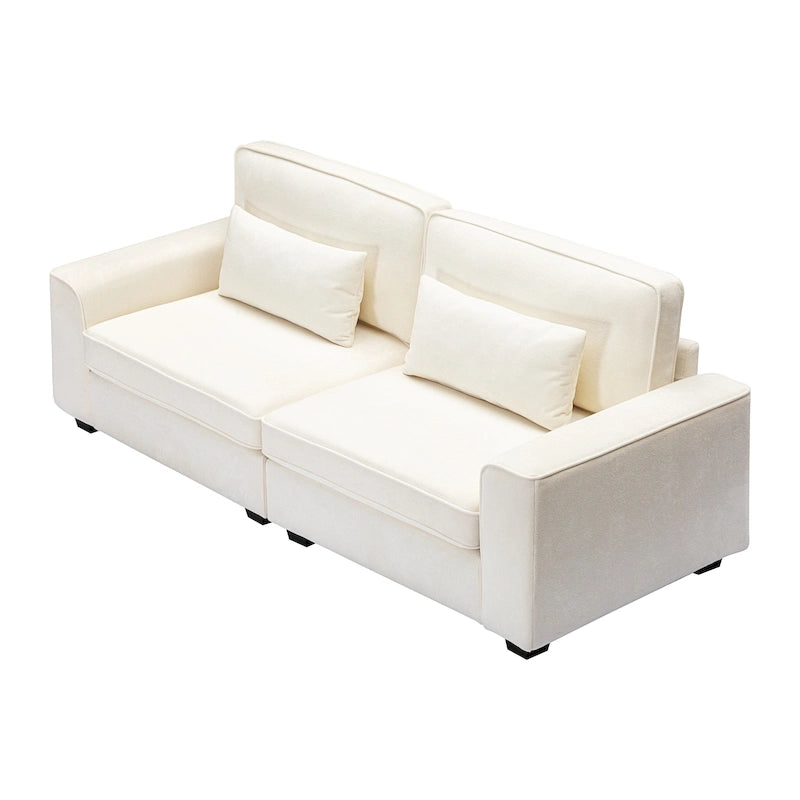 Gepolstertes 3-Sitzer-Loveseat-Sofa