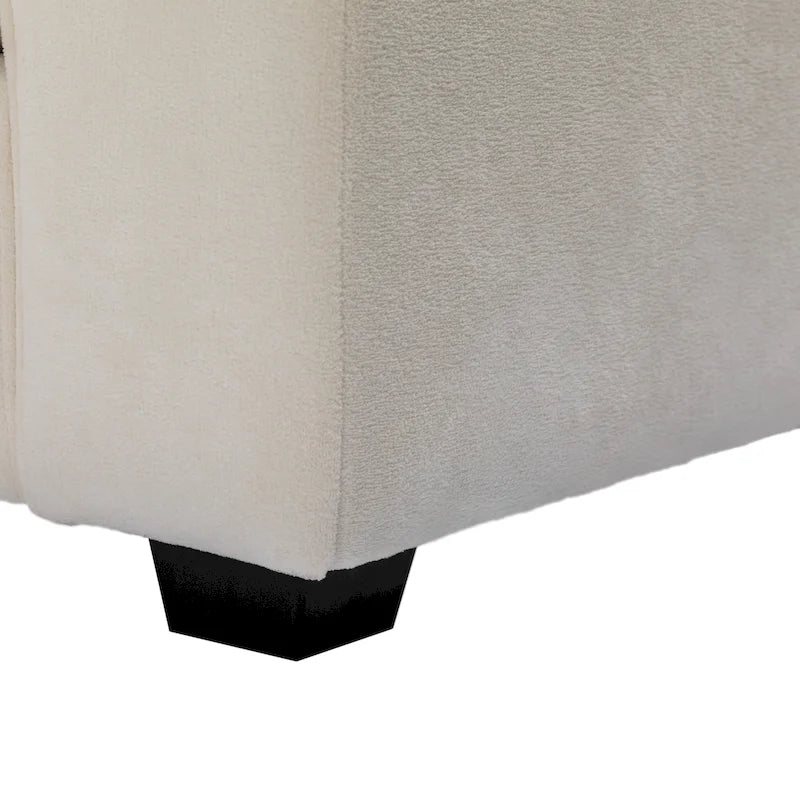 Gepolstertes 3-Sitzer-Loveseat-Sofa