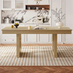 Tavolo da Pranzo Allungabile Marrone, Stile Rustico, da 4 a 8 Posti