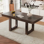 Tavolo da Pranzo Allungabile Marrone, Stile Rustico, da 4 a 8 Posti