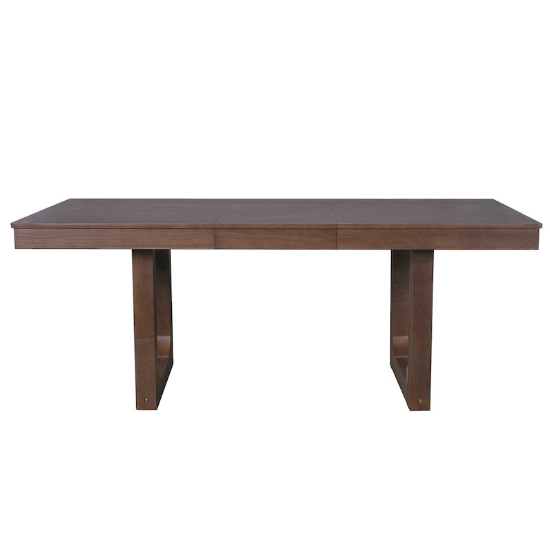 Tavolo da Pranzo Allungabile Marrone, Stile Rustico, da 4 a 8 Posti