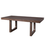 Tavolo da Pranzo Allungabile Marrone, Stile Rustico, da 4 a 8 Posti