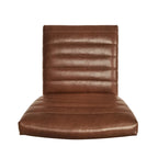 Sedie da pranzo Mid-Century set da 2 – Gambe in noce, tessuto / similpelle, beige chiaro / marrone cognac / grigio scuro
