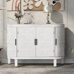 Credenza mobile da soggiorno retrò blu navy/nero/bianco/grigio antico