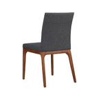 Sedia da pranzo in pelle riciclata, set da 2 – Castagno / Night Shade / Vaniglia / Antracite / Cordovan