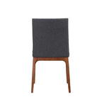 Sedia da pranzo in pelle riciclata, set da 2 – Castagno / Night Shade / Vaniglia / Antracite / Cordovan