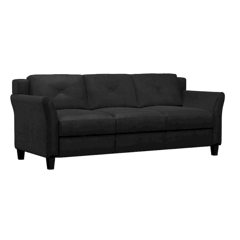 Weiches 3-Sitzer-Sofa mit Mikrofaserbezug für das Wohnzimmer