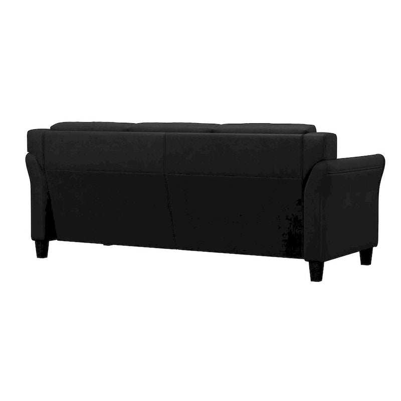Weiches 3-Sitzer-Sofa mit Mikrofaserbezug für das Wohnzimmer