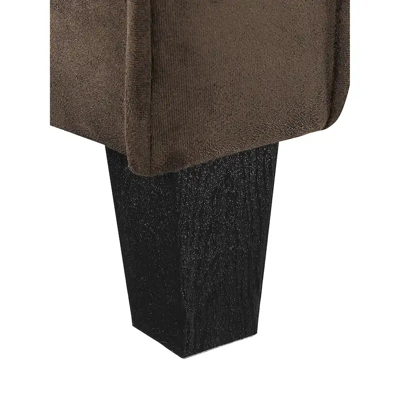 Weiches 3-Sitzer-Sofa mit Mikrofaserbezug für das Wohnzimmer