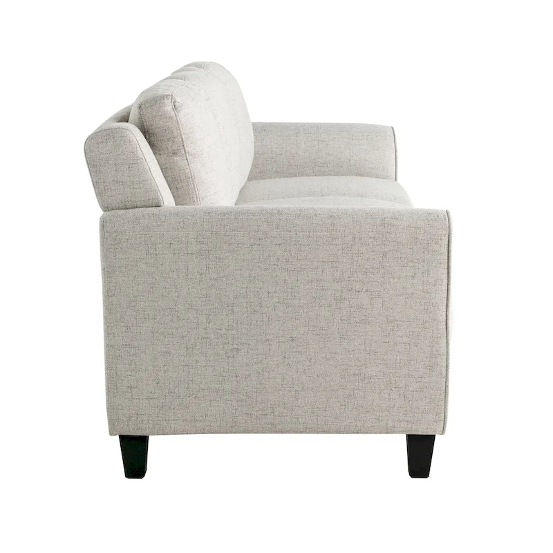 Weiches 3-Sitzer-Sofa mit Mikrofaserbezug für das Wohnzimmer