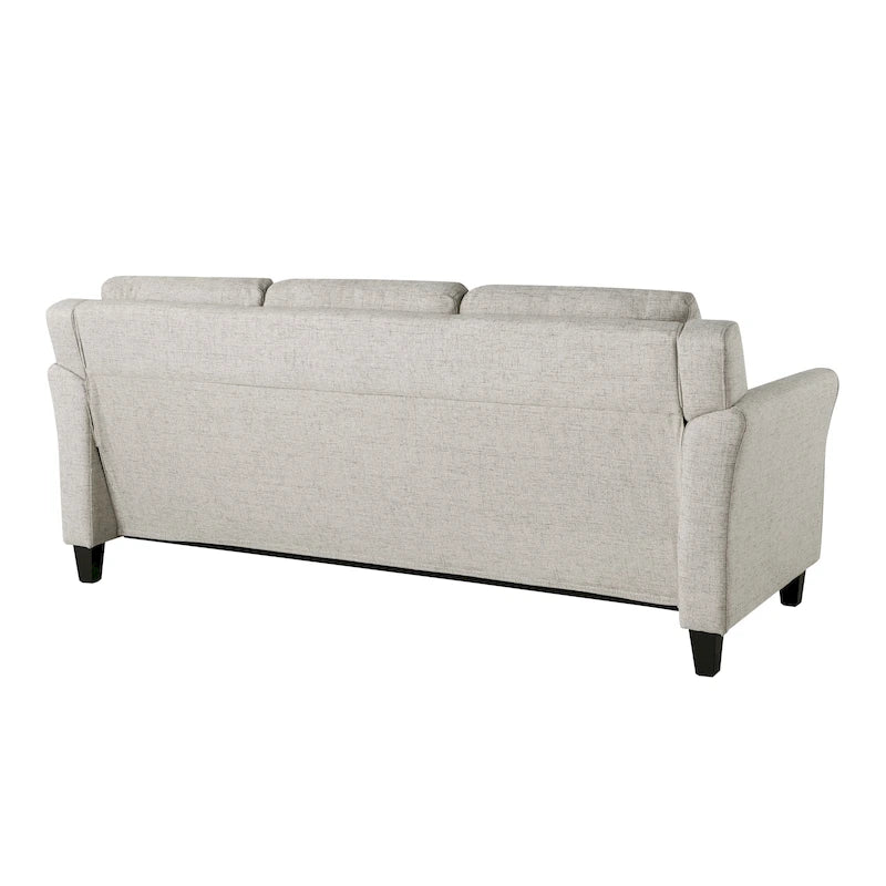 Weiches 3-Sitzer-Sofa mit Mikrofaserbezug für das Wohnzimmer