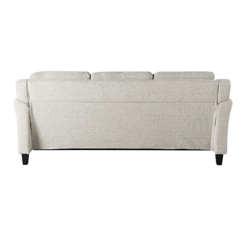Weiches 3-Sitzer-Sofa mit Mikrofaserbezug für das Wohnzimmer