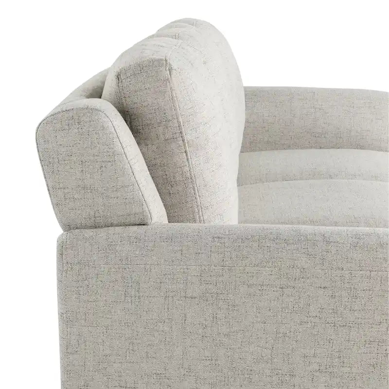Weiches 3-Sitzer-Sofa mit Mikrofaserbezug für das Wohnzimmer