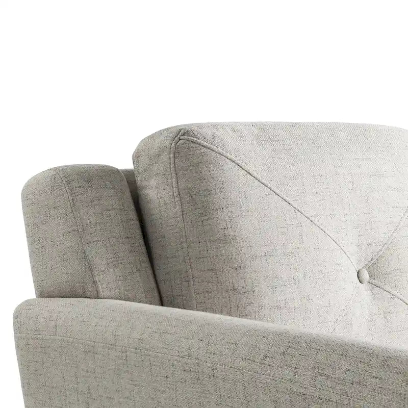 Weiches 3-Sitzer-Sofa mit Mikrofaserbezug für das Wohnzimmer