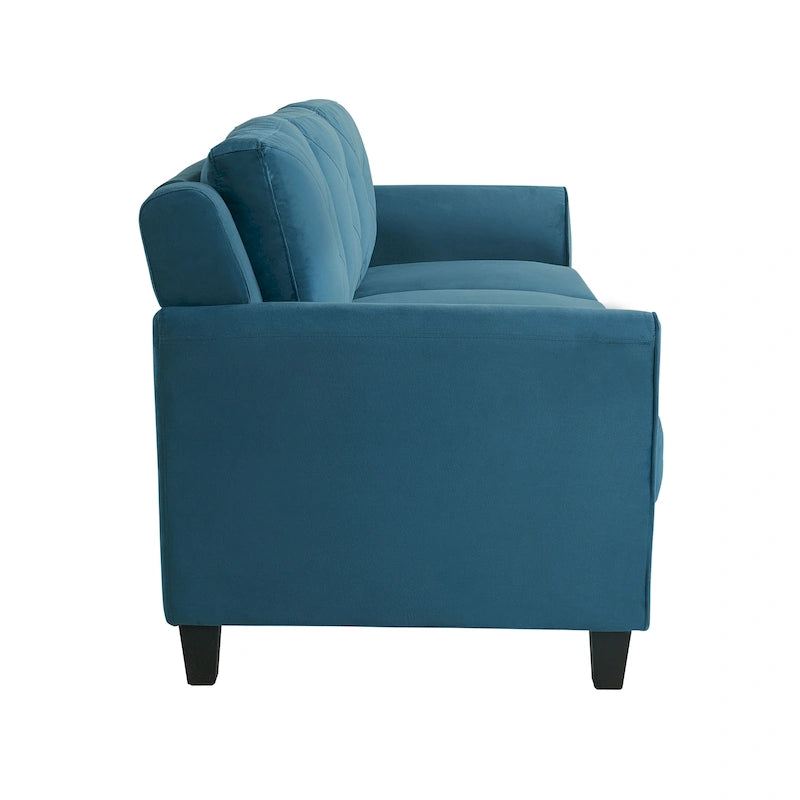 Weiches 3-Sitzer-Sofa mit Mikrofaserbezug für das Wohnzimmer