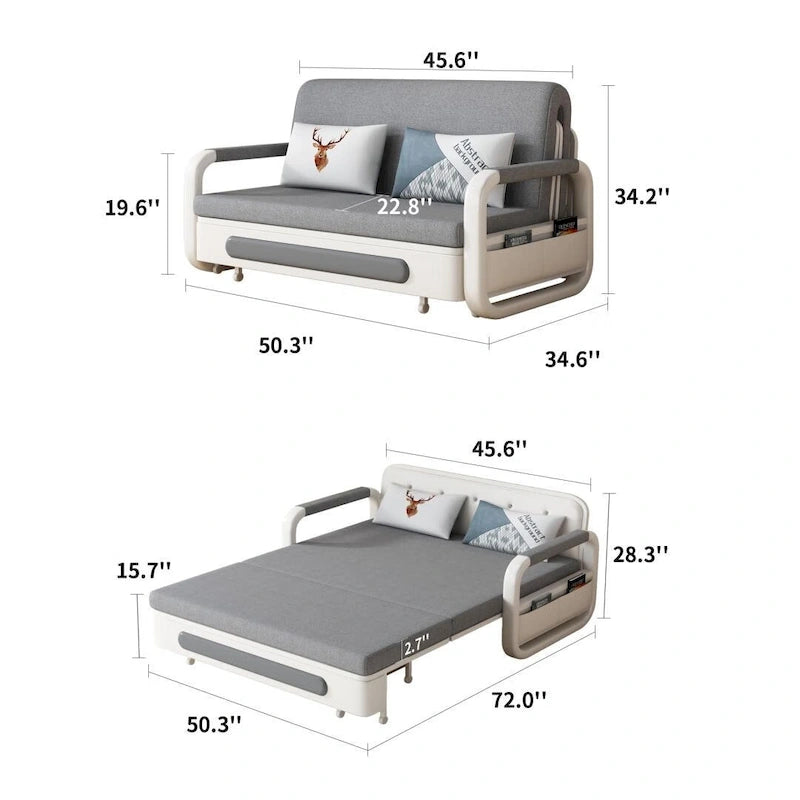 Modernes Schlafsofa aus Memory-Schaum mit Stauraum