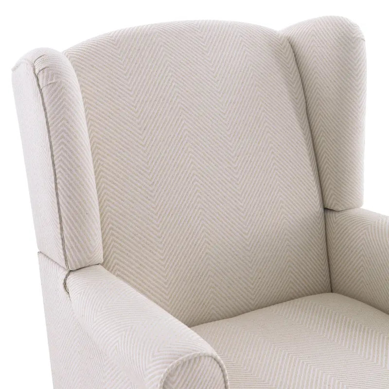 Accentfauteuil met gedraaide poten en ronde armleuningen