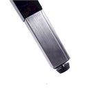 Sgabello da Bar in Velluto Color Crema/Grigio/Blu Scuro con Rivetti – Stile Americano, 1 Posto