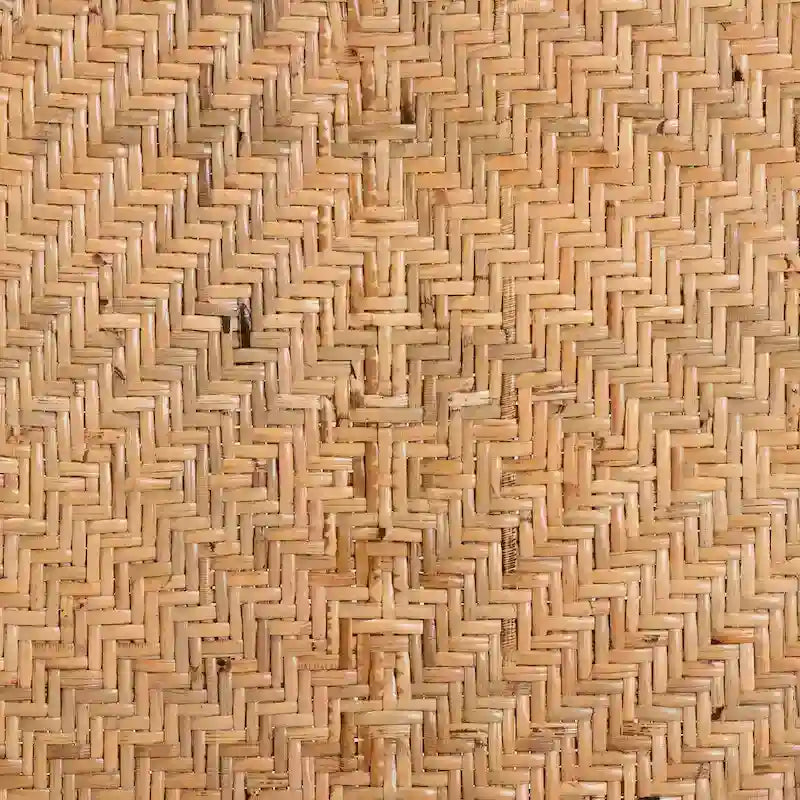 Sgabello da bar in rattan naturale marrone, stile bohémien, 1 posto