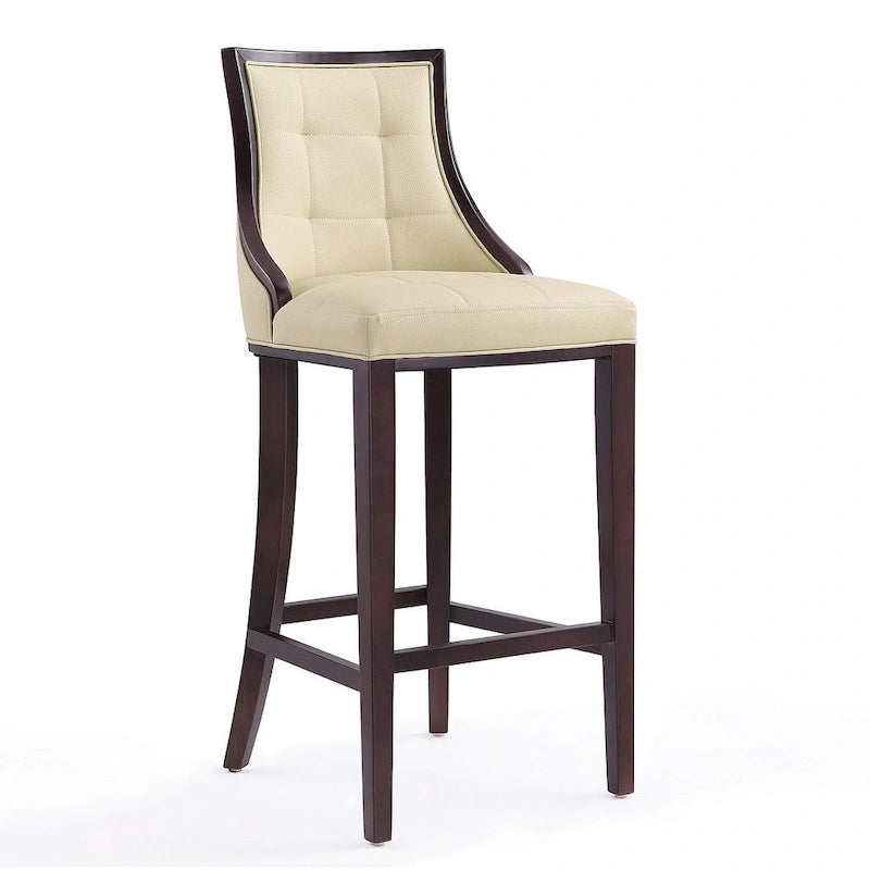 Sgabello da bar tradizionale con schienale, set da 3, bianco perla / bronzo / crema / grigio ciottolo / grigio chiaro