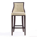 Sgabello da bar tradizionale con schienale, set da 3, bianco perla / bronzo / crema / grigio ciottolo / grigio chiaro