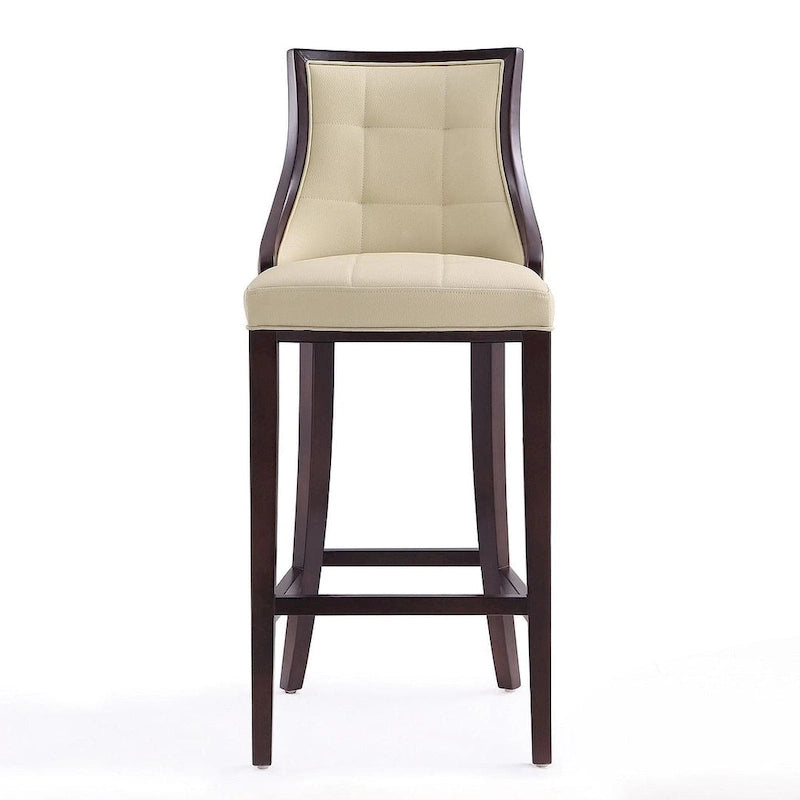 Sgabello da bar tradizionale con schienale, set da 3, bianco perla / bronzo / crema / grigio ciottolo / grigio chiaro