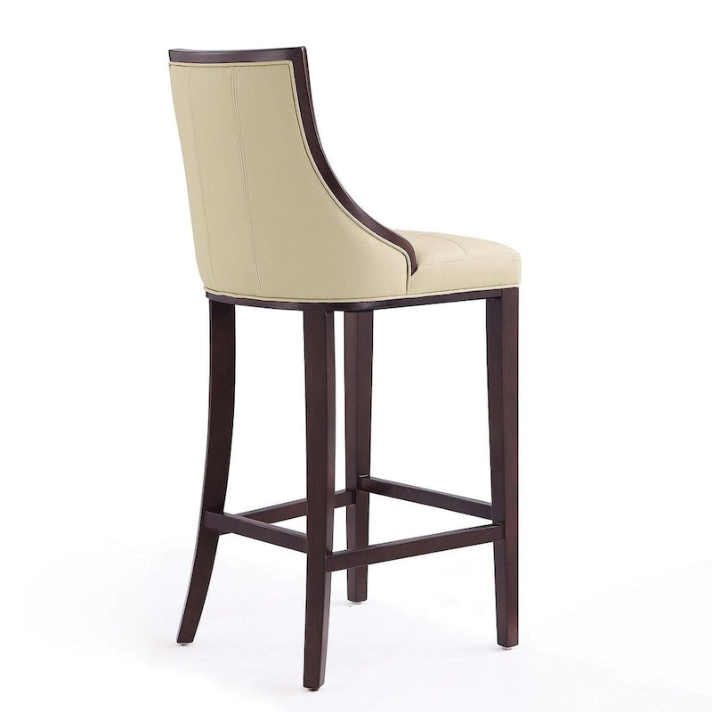 Sgabello da bar tradizionale con schienale, set da 3, bianco perla / bronzo / crema / grigio ciottolo / grigio chiaro