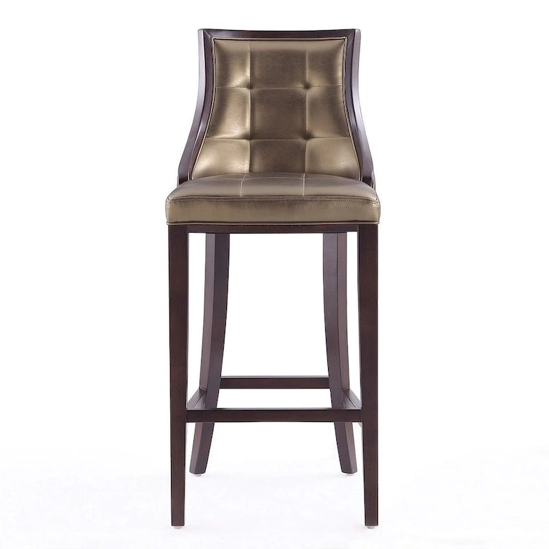 Sgabello da bar tradizionale con schienale, set da 3, bianco perla / bronzo / crema / grigio ciottolo / grigio chiaro