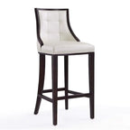 Sgabello da bar tradizionale con schienale, set da 3, bianco perla / bronzo / crema / grigio ciottolo / grigio chiaro