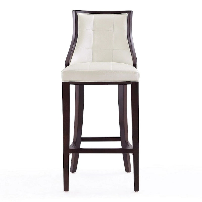 Sgabello da bar tradizionale con schienale, set da 3, bianco perla / bronzo / crema / grigio ciottolo / grigio chiaro