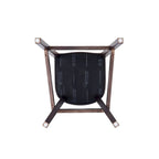 Sgabello da bar tradizionale con schienale, set da 3, bianco perla / bronzo / crema / grigio ciottolo / grigio chiaro