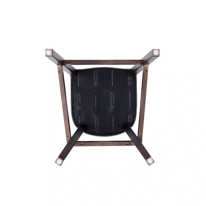 Sgabello da bar tradizionale con schienale, set da 3, bianco perla / bronzo / crema / grigio ciottolo / grigio chiaro