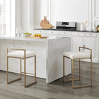 Crosley Harlowe 2Pc Counter Stool Set - 18.75d x 17.5W x 28h
