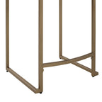 Sgabello da bancone in velluto crema/grigio, base a slitta moderna, set da 2