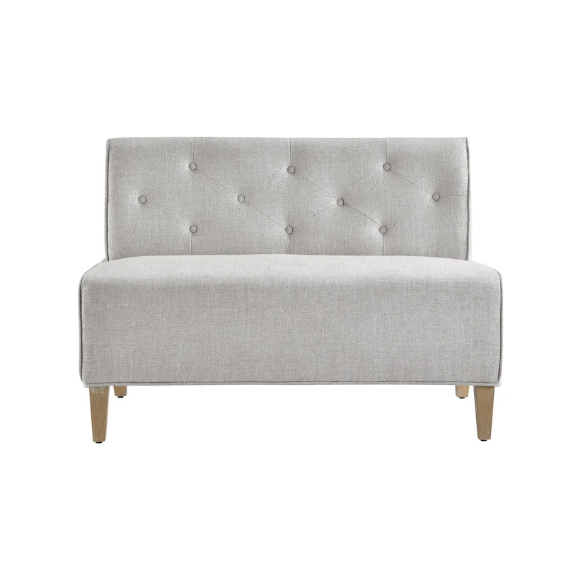 Banquette d’angle rembourrée en similicuir, de style ferme moderne