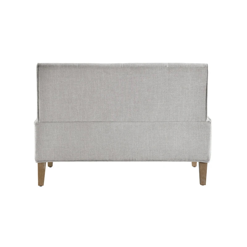 Banquette d’angle rembourrée en similicuir, de style ferme moderne