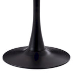Tavolo bistrot rotondo a piedistallo da 28", marrone/grigio oro/nero, 3 posti a sedere