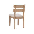 Sedia da pranzo Natural & Black Farmhouse con schienale a pioli, set da 2