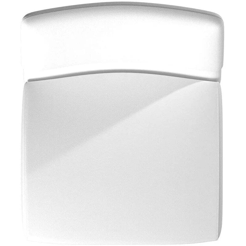 Sedie da pranzo girevoli in similpelle PU bianche/nere con base cromata, set da 2