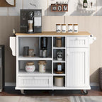 Carrello da cucina su ruote bianco/blu scuro/nero con cassetti, per 2 persone, ruote con blocco