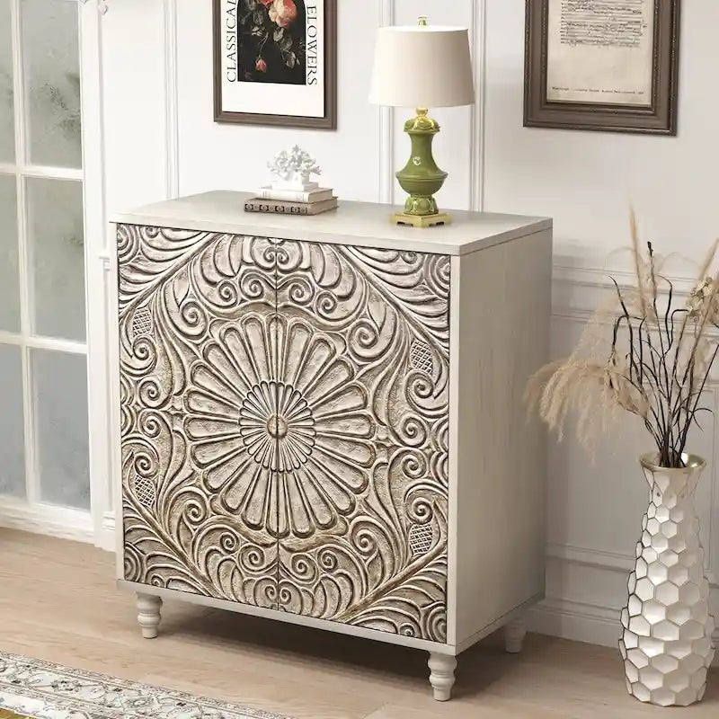 Sideboard und Anrichte aus Massivholz, Aufbewahrungsschrank