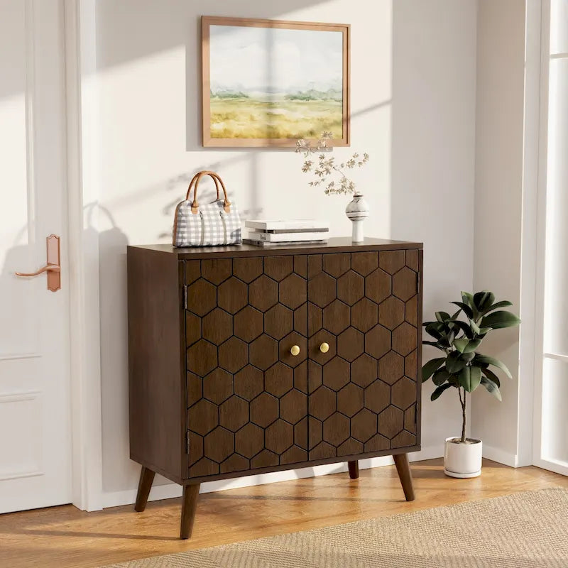 Sideboard und Anrichte aus Massivholz, Aufbewahrungsschrank