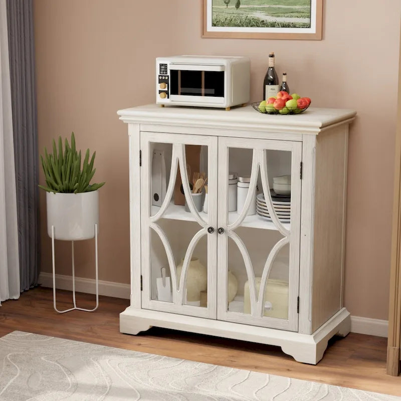 Sideboard und Anrichte aus Massivholz, Aufbewahrungsschrank