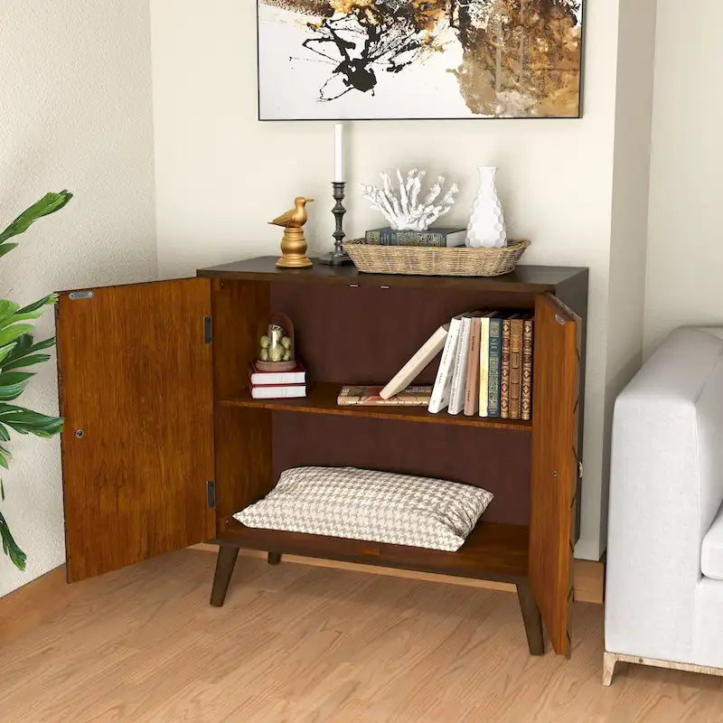 Sideboard und Anrichte aus Massivholz, Aufbewahrungsschrank
