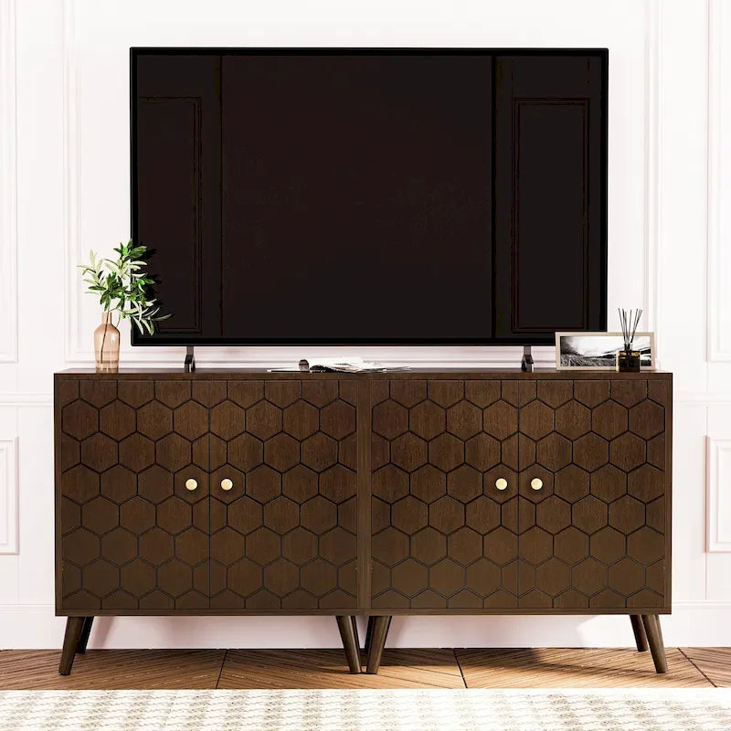Sideboard und Anrichte aus Massivholz, Aufbewahrungsschrank