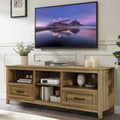TV-Schrank für 70-Zoll-Fernseher mit Schubladen, Regalen und Türen für das Wohnzimmer