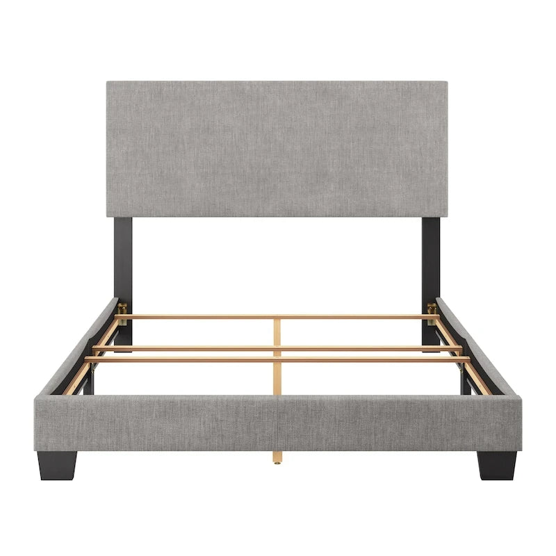 Letto imbottito moderno, rete a doghe necessaria